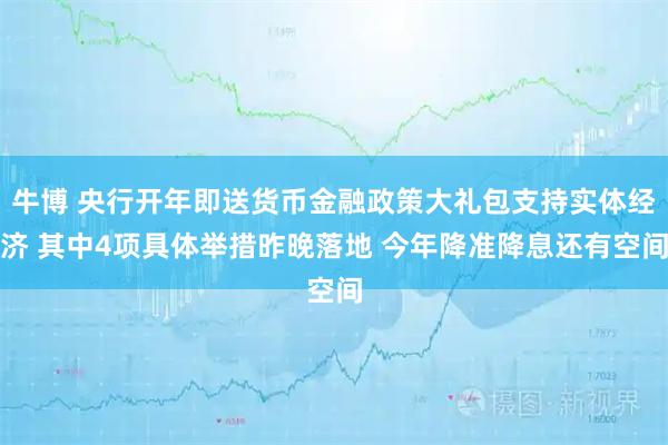 牛博 央行开年即送货币金融政策大礼包支持实体经济 其中4项具体举措昨晚落地 今年降准降息还有空间